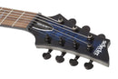Schecter OMEN ELITE-7 7-String Electric Guitar (See Thru Blue Burst)