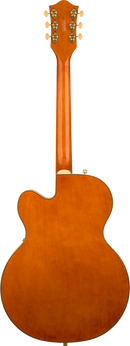 Guitare électrique Gretsch SYNCHROMATIC NASHVILLE à caisse creuse (teinte orange années 50)