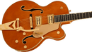 Guitare électrique Gretsch SYNCHROMATIC NASHVILLE à caisse creuse (teinte orange années 50)