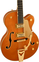 Guitare électrique Gretsch SYNCHROMATIC NASHVILLE à caisse creuse (teinte orange années 50)