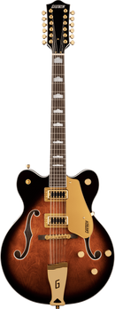 Guitare électrique Gretsch Guitars G5422G-12 ELECTROMATIC à corps creux et 12 cordes (Single Barrel Burst)