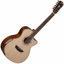 Washburn WCG15SCE12-O Comfort Series 12-String Acoustic Electric Guitar (Natural Gloss Finish)