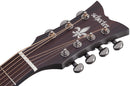 Schecter ORLEANS STAGE-7 7-String Acoustic/Electric Guitar (Satin See Through Black)