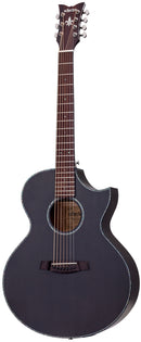 Schecter ORLEANS STAGE-7 7-String Acoustic/Electric Guitar (Satin See Through Black)