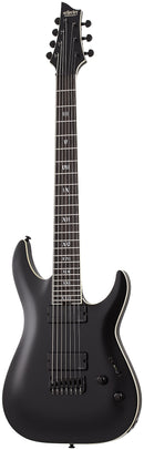 Schecter C-7 SLS ELITE EVIL TWIN 7-String Electric Guitar (Satin Black)