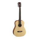 Cort EARTH-MINI-OP Earth Mini - Short Scale Dreadnought Acoustic Guitar w/ Gig Bag - Natural Satin