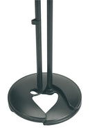 K&M 26075 Stackable One-Hand Microphone Stand (Black)
