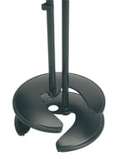 K&M 26075 Stackable One-Hand Microphone Stand (Black)