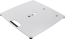 K&M 26716 Speaker Pole Base Plate with 3 M20 Threaded Bolts (L, White)