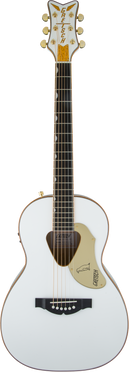 Gretsch Guitars G5021E RANCHER PENGUIN PARLOR Acoustic/Electric Guitar (White)