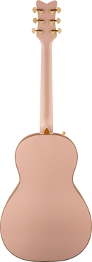 Gretsch Guitars G5021E RANCHER PENGUIN PARLOR Acoustic/Electric Guitar (Shell Pink)