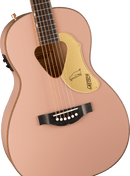 Gretsch Guitars G5021E RANCHER PENGUIN PARLOR Acoustic/Electric Guitar (Shell Pink)