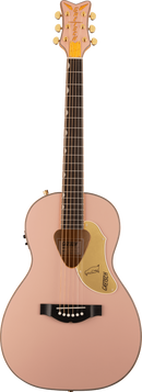 Gretsch Guitars G5021E RANCHER PENGUIN PARLOR Acoustic/Electric Guitar (Shell Pink)