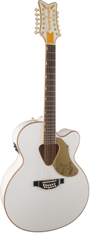 Gretsch Guitars G5022CWFE-12 RANCHER FALCON 12-String Acoustic/Electric Guitar (White)