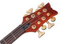 Schecter STILETTO STUDIO-8 8-String Left-Handed Electric Bass Guitar (Honey Satin)