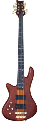 Schecter STILETTO STUDIO-8 8-String Left-Handed Electric Bass Guitar (Honey Satin)