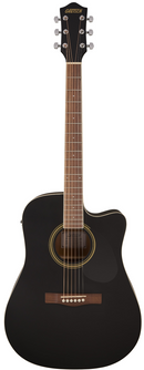 Gretsch Guitars PRELUDE D100CE Acoustic/Electric Guitar (Black)