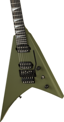 Guitare électrique Jackson Guitars AMERICAN SERIES RHOADS RR24 (gris kaki mat)