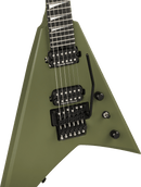 Guitare électrique Jackson Guitars AMERICAN SERIES RHOADS RR24 (gris kaki mat)