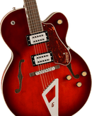 Guitare électrique Gretsch G2420 STREAMLINER à corps creux (Claret Burst)