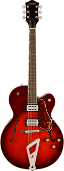 Guitare électrique Gretsch G2420 STREAMLINER à corps creux (Claret Burst)