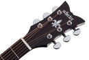 Schecter DELUXE Acoustic Guitar (Satin See Thru Black)