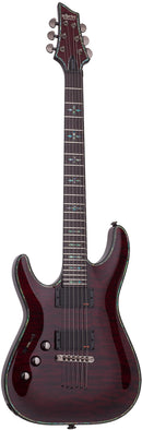 Schecter C-1 HELLRAISER Left-Handed Electric Gutiar (Black Cherry)