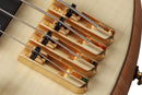 Schecter STILETTO CUSTOM-4 Left-Handed Electric Bass Guitar (Natural Satin)