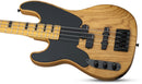 Schecter MODEL-T SESSION Left-Handed Electric Bass Guitar (Aged Natural Satin)