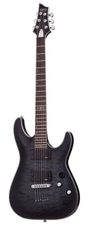 Schecter C-1 PLATINUM Electric Guitar (See-Thru Black Satin)