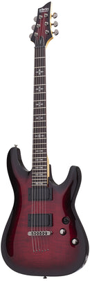 Schecter DEMON-6 Electric Guitar (Crimson Red Burst)