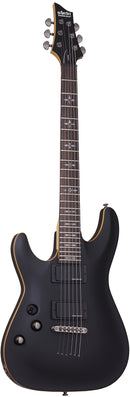 Guitare électrique gauchère Schecter DEMON-6 (Satin Black)