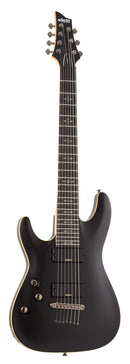 Guitare électrique 7 cordes pour gaucher Schecter DEMON-7 (Satin Black)