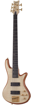 Schecter STILETTO CUSTOM-5 5-String Electric Bass Guitar (Natural Satin)