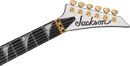 Jackson Guitars MJ SERIES RHOADS RR24MG Electric Guitar (White With Black Pinstripes)
