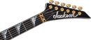 Jackson Guitars MJ SERIES RHOADS RR24MG Electric Guitar (Black With Yellow Pinstripes)