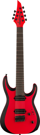 Jackson Guitars PRO PLUS SERIES DINKY MDK HT7 7-String Electric Guitar (Satin Red With Black)