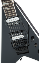 Guitare électrique Jackson Guitars JS SERIES KING V JS32 (noire avec chanfreins blancs)