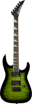 Jackson Guitars JS SERIES DINKY JS20 DKQ 2PT Electric Guitar (Transparent Green Burst)