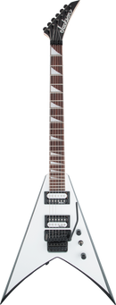 Guitare électrique Jackson Guitars JS SERIES KING V JS32 (blanche avec chanfreins noirs)
