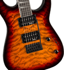 Guitare électrique Jackson Guitars JS SERIES DINKY JS20 DKQ 2PT (Transparent Tobacco Burst)