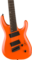 Guitare électrique 7 cordes Jackson Guitars PRO PLUS DINKY MDK HT7 MS (Satin Orange Crush)