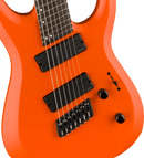 Guitare électrique 7 cordes Jackson Guitars PRO PLUS DINKY MDK HT7 MS (Satin Orange Crush)