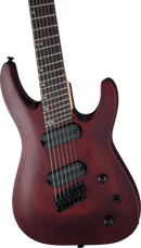 Guitare électrique Jackson Guitars X SERIES DINKY ARCH TOP DKAF7 MS Multi-Scale 7 cordes (acajou teinté)