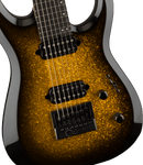 Jackson Guitar PRO PLUS DINKY MDK EVERTUNE 7 7-String Electric Guitar (Gold Sparkle)