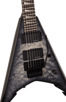 Jackson Guitars PRO SERIES King V KV6Q Signature Corey Beaulieu Electric Guitar (Transparent Black)