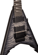Jackson Guitars PRO SERIES KING V KV7Q Signature Corey Beaulieu 7-String Electric Guitar (Transparent Black)