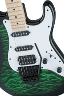 Guitare électrique Jackson Guitars X SERIES SDXQM Signature Adrian Smith (Vert transparent dégradé)