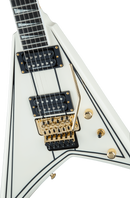 Jackson Guitars PRO SERIES RHOADS RR3 Electric Guitar (Ivory With Black Pinstripes)