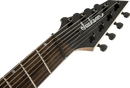 Guitare électrique Jackson Guitars X SERIES DINKY ARCH TOP DKAF8 MS Multi-Scale 8 cordes (Noir brillant)